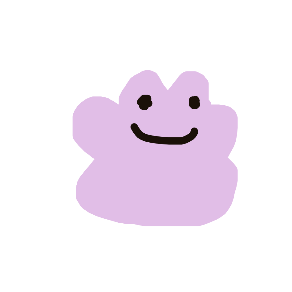 MysticClefable420's drawing of Ditto — Pokémon sketch on Sketchdex