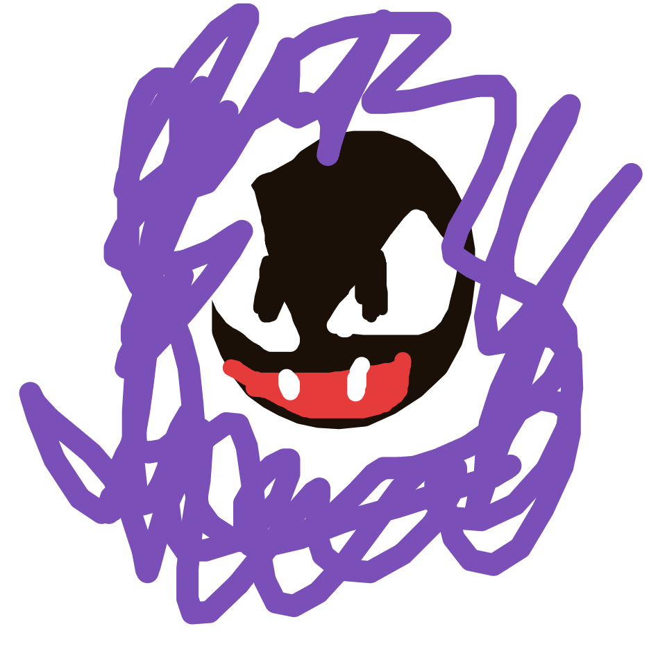 MysticClefable420's drawing of Gastly — Pokémon sketch on Sketchdex