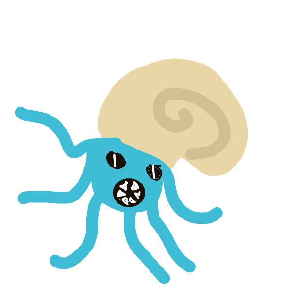 Slothy0612's drawing of Omastar — Pokémon sketch on Sketchdex