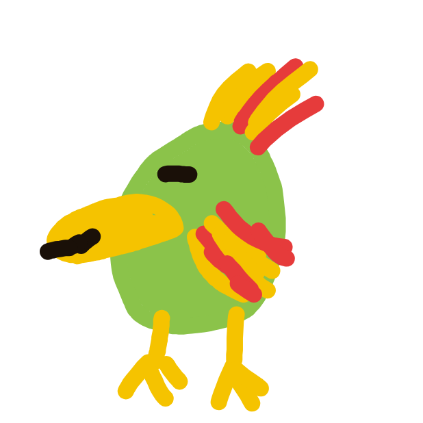 Slothy0612's drawing of Natu — Pokémon sketch on Sketchdex