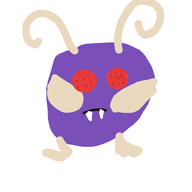 Slothy0612's drawing of Venonat — Pokémon sketch on Sketchdex