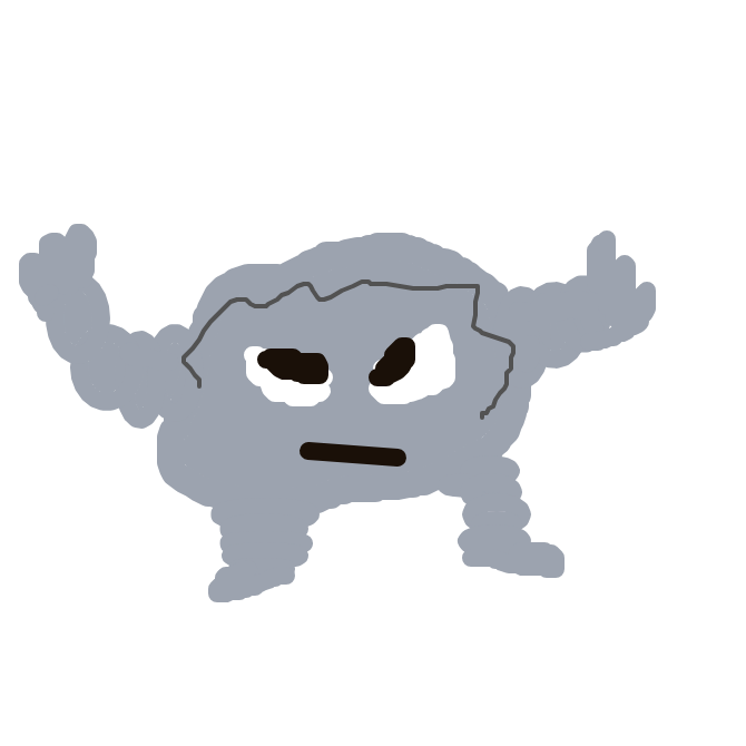 AzureMoltres761's drawing of Graveler — Pokémon sketch on Sketchdex