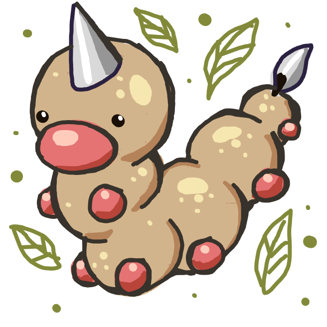 Cwibbles's drawing of Weedle — Pokémon sketch on Sketchdex