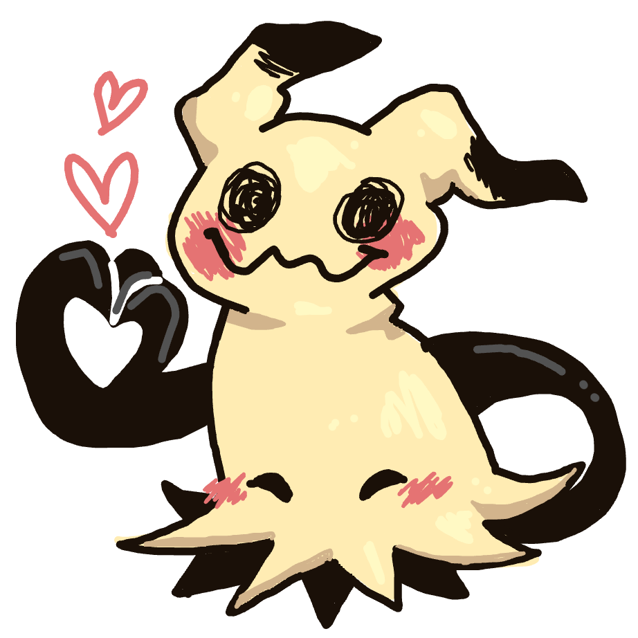 Cwibbles's drawing of Mimikyu — Pokémon sketch on Sketchdex