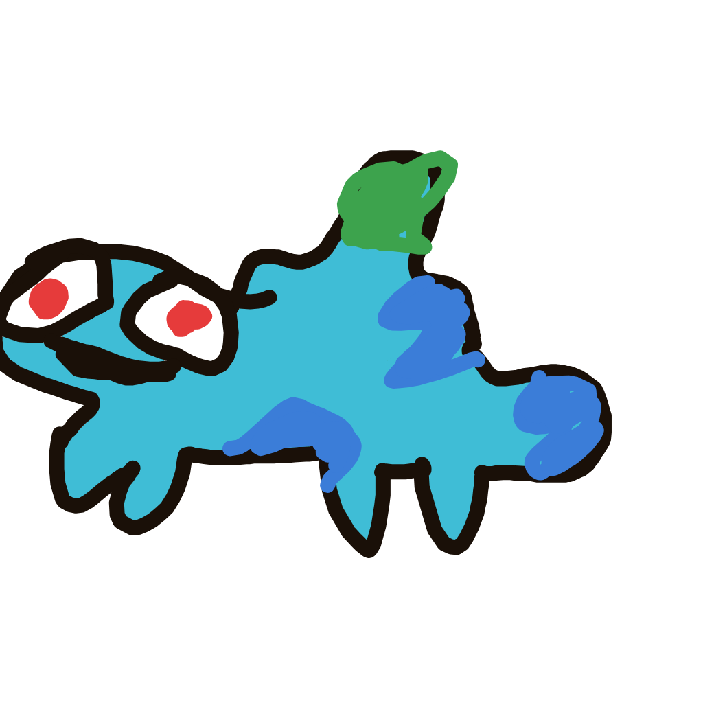 Bubbl3z's drawing of Bulbasaur — Pokémon sketch on Sketchdex