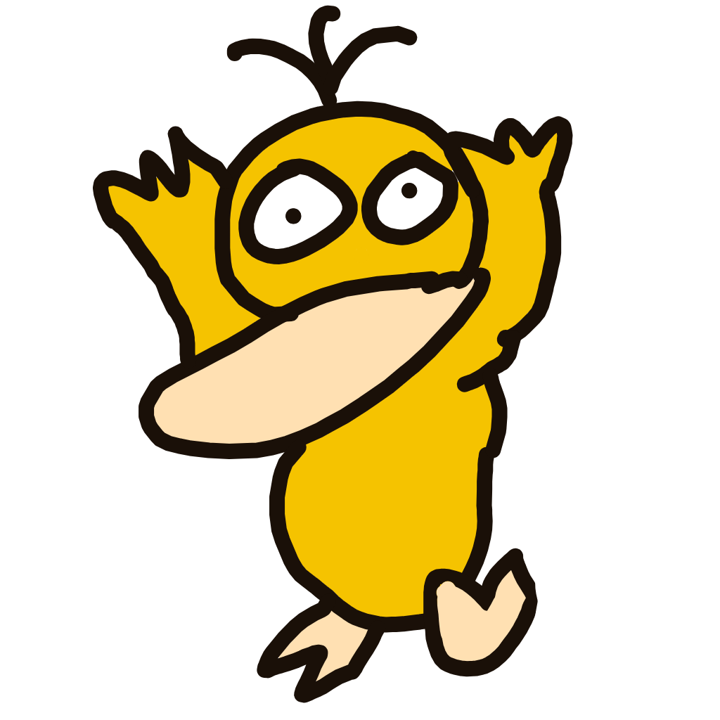 Bubbl3z's drawing of Psyduck — Pokémon sketch on Sketchdex