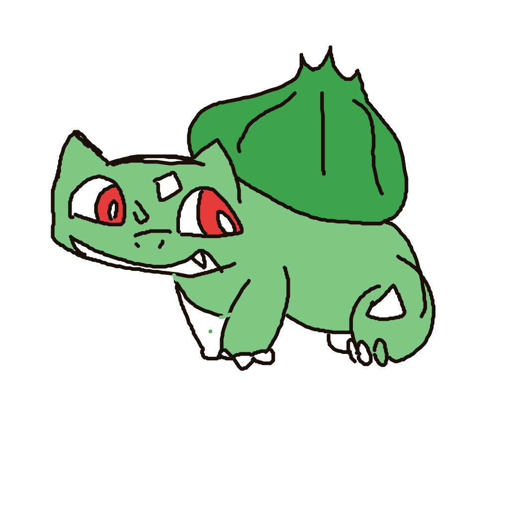 Marnie's drawing of Bulbasaur — Pokémon sketch on Sketchdex