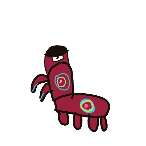 coppytrap's drawing of Venipede — Pokémon sketch on Sketchdex