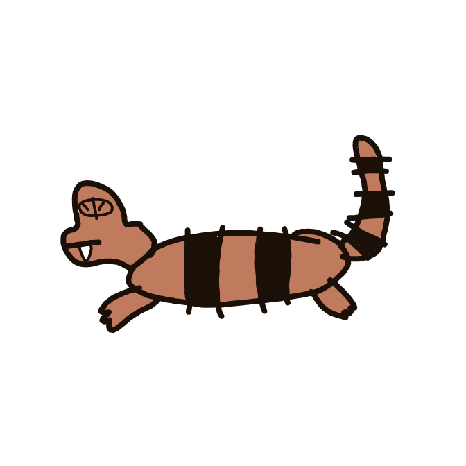 coppytrap's drawing of Sandile — Pokémon sketch on Sketchdex