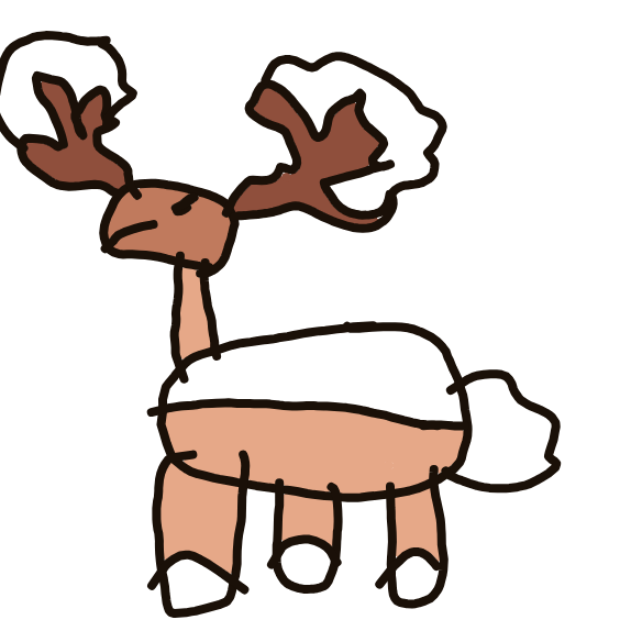 coppytrap's drawing of Sawsbuck — Pokémon sketch on Sketchdex