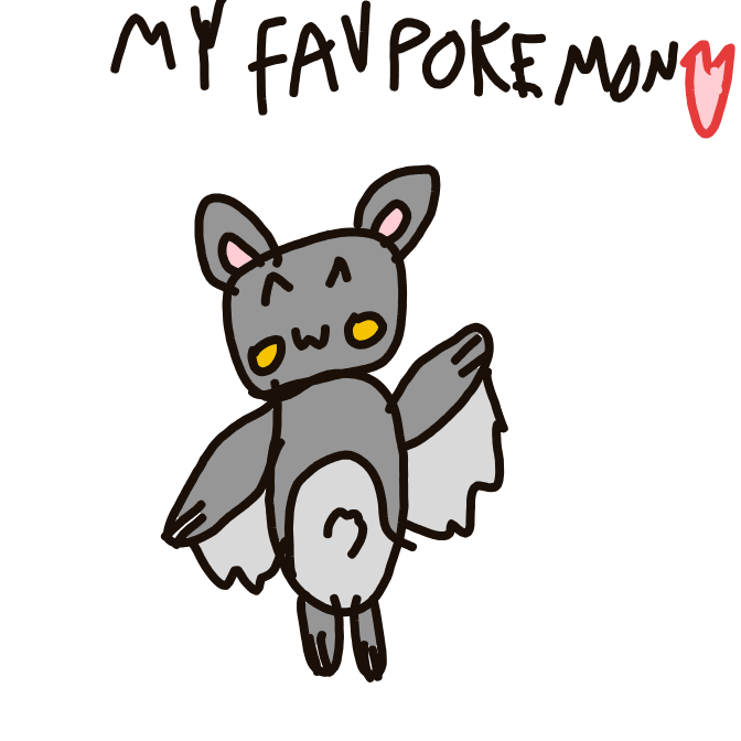 coppytrap's drawing of Emolga — Pokémon sketch on Sketchdex