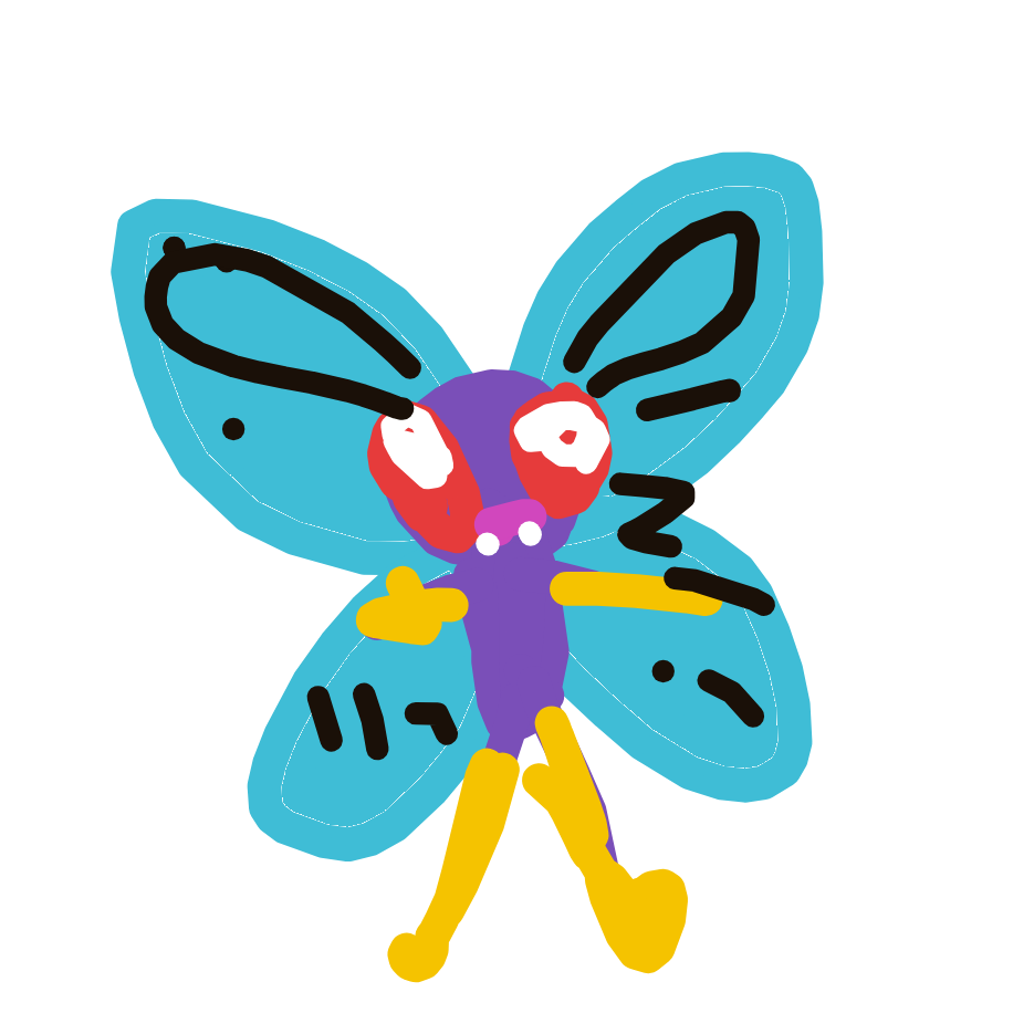 DuskCloyster645's drawing of Butterfree — best Pokémon fan art on Sketchdex