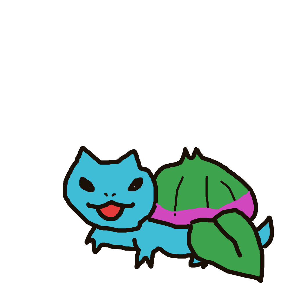 ElderAerodactyl896's drawing of Ivysaur — Pokémon sketch on Sketchdex