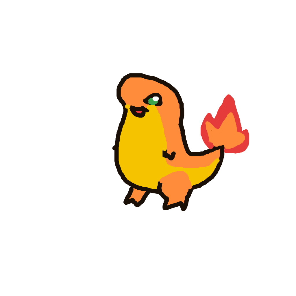 ElderAerodactyl896's drawing of Charmander — Pokémon sketch on Sketchdex