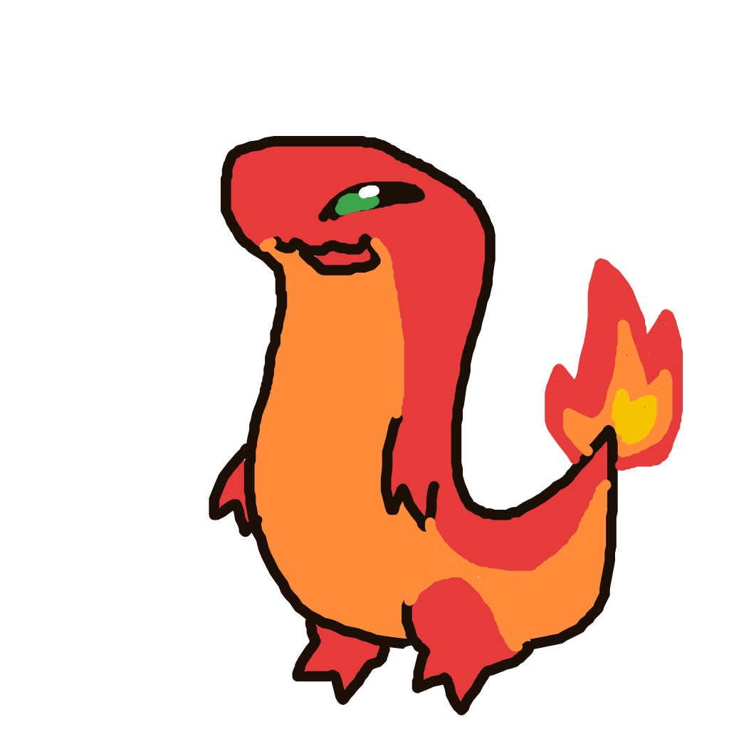 ElderAerodactyl896's drawing of Charmeleon — Pokémon sketch on Sketchdex