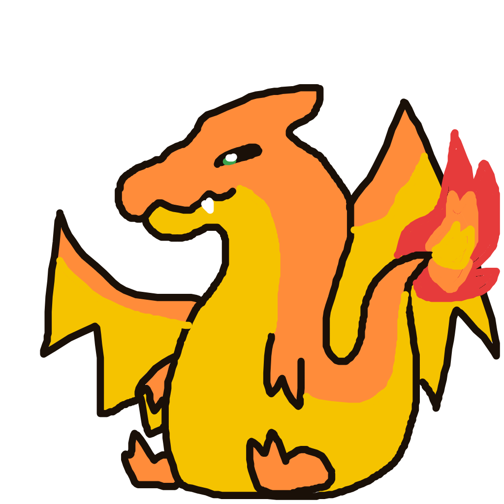 ElderAerodactyl896's drawing of Charizard — Pokémon sketch on Sketchdex