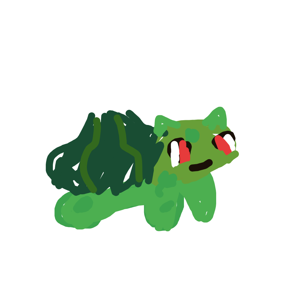 LunarVenusaur778's drawing of Bulbasaur — Pokémon sketch on Sketchdex