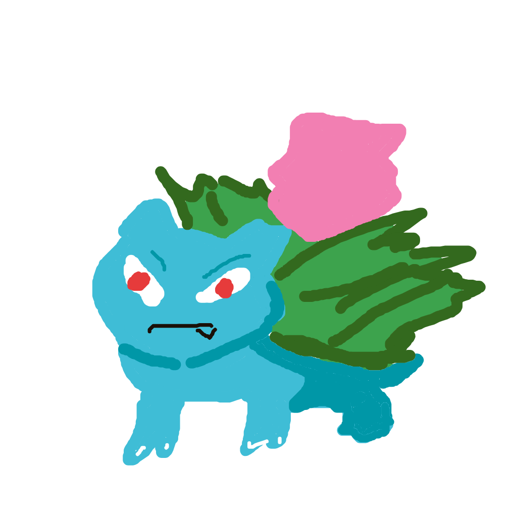 GigaSnorlax888's drawing of Ivysaur — Pokémon sketch on Sketchdex