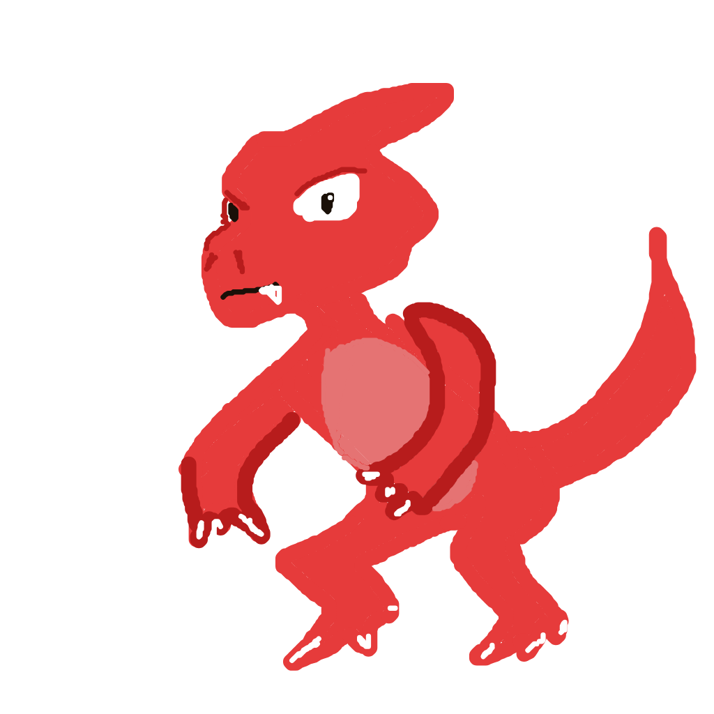 GigaSnorlax888's drawing of Charmeleon — Pokémon sketch on Sketchdex