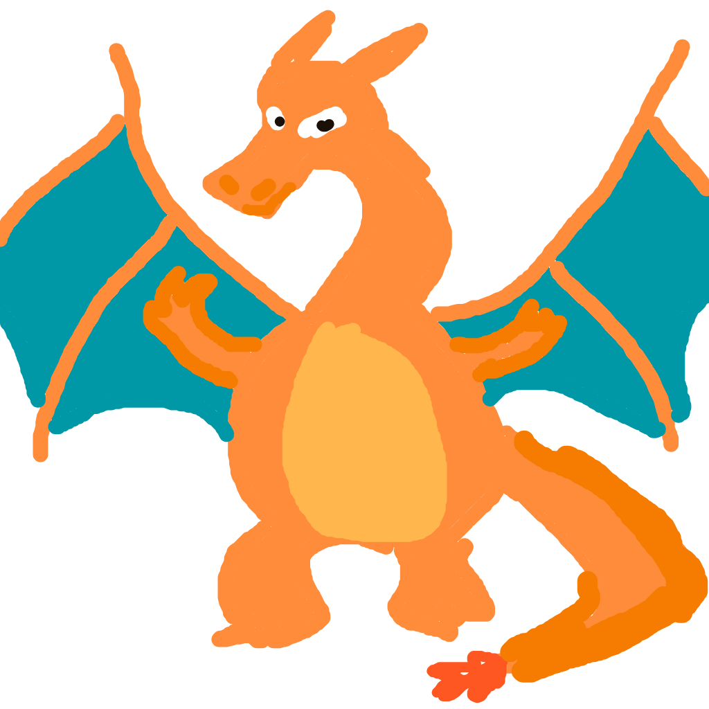 GigaSnorlax888's drawing of Charizard — Pokémon sketch on Sketchdex