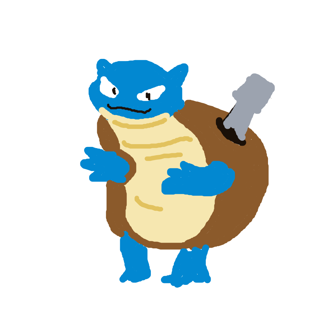 GigaSnorlax888's drawing of Blastoise — Pokémon sketch on Sketchdex