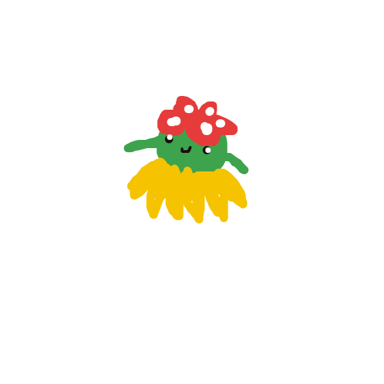 HyperExeggutor409's drawing of Bellossom — Pokémon sketch on Sketchdex