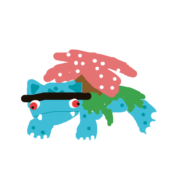 HyperExeggutor409's drawing of Venusaur — Pokémon sketch on Sketchdex