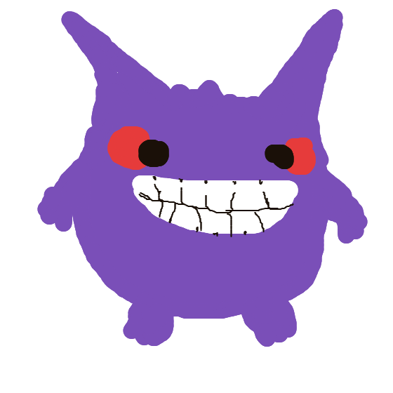 Gengar drawing