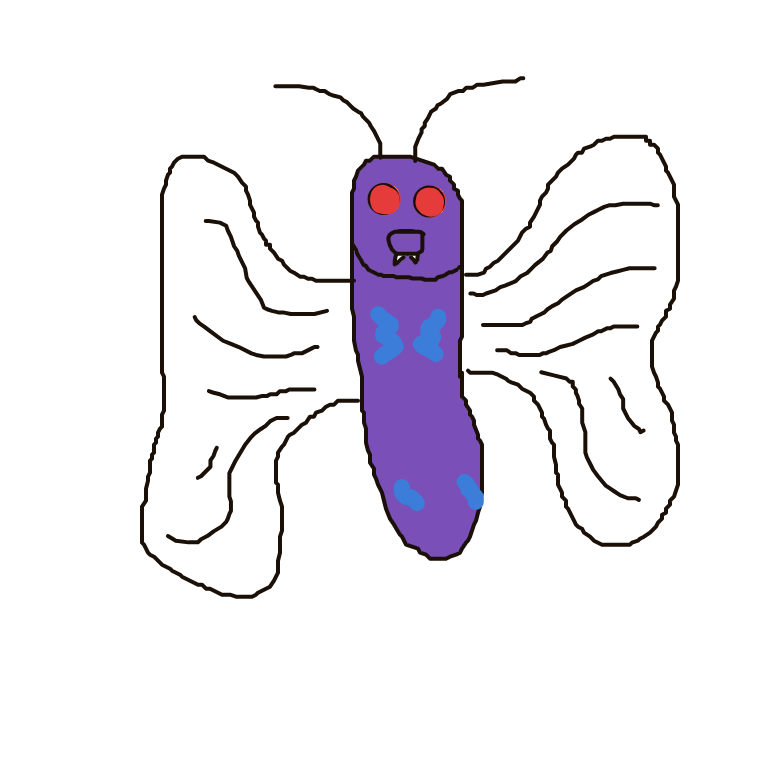 WildElectabuzz239's drawing of Butterfree — Pokémon sketch on Sketchdex