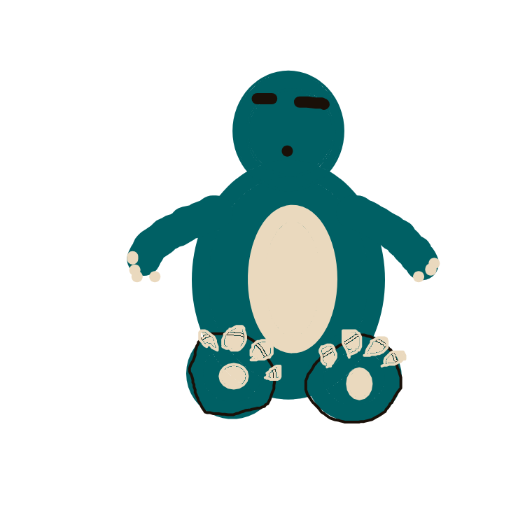 Snorlax drawing