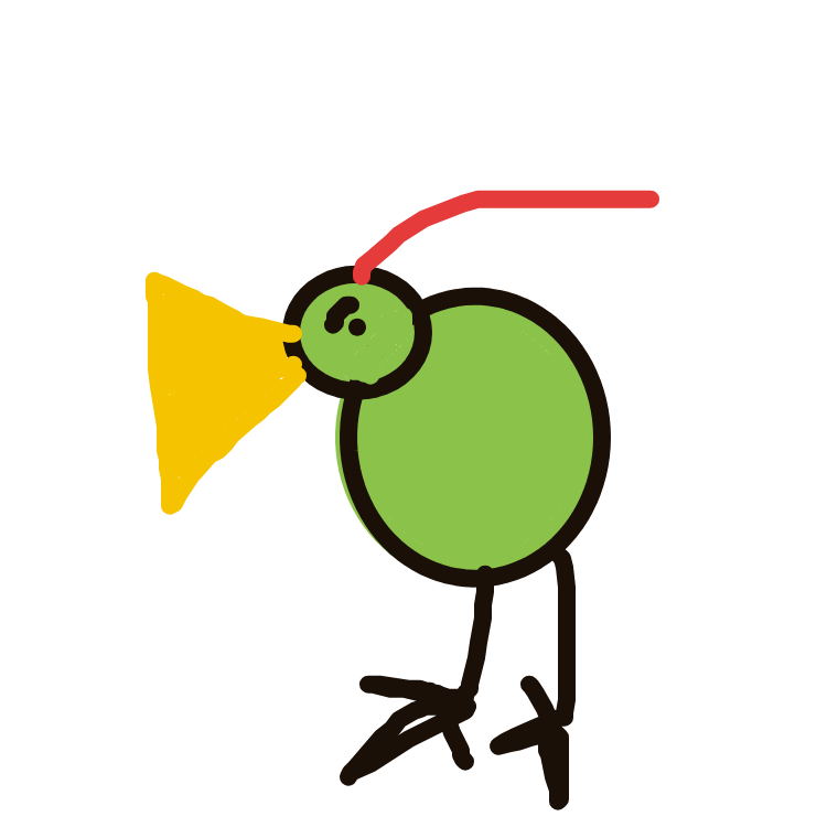 WildElectabuzz239's drawing of Natu — Pokémon sketch on Sketchdex