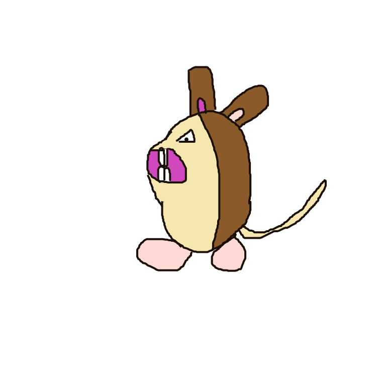 WildElectabuzz239's drawing of Raticate — Pokémon sketch on Sketchdex