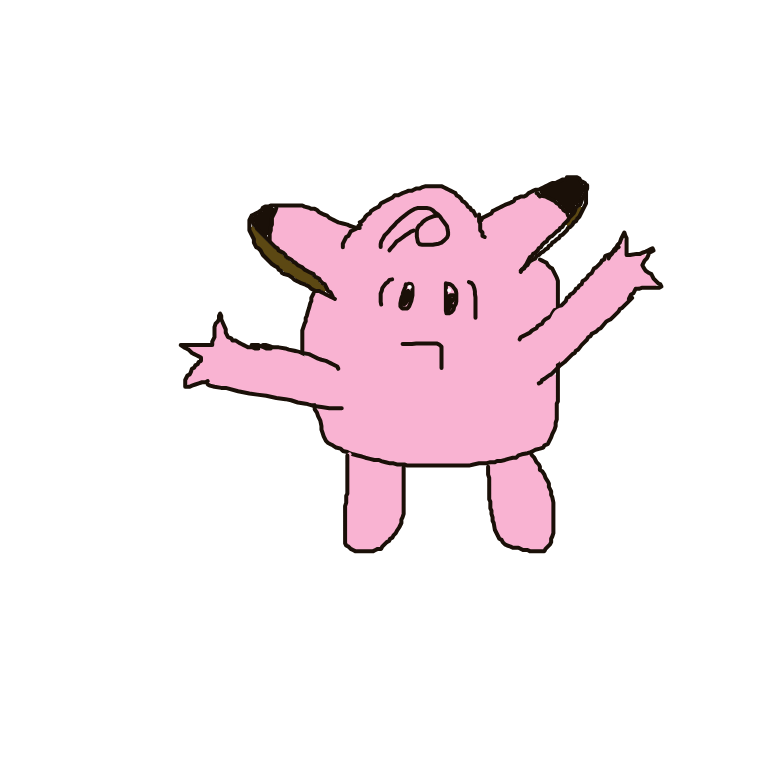 WildElectabuzz239's drawing of Clefairy — Pokémon sketch on Sketchdex