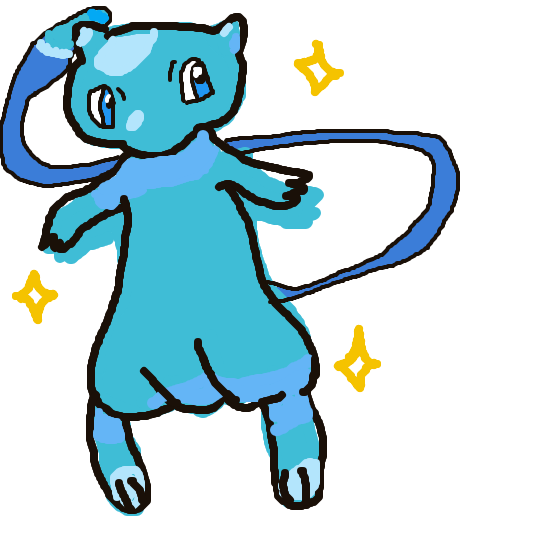 ChillGuyHarry's drawing of Mew — Pokémon sketch on Sketchdex