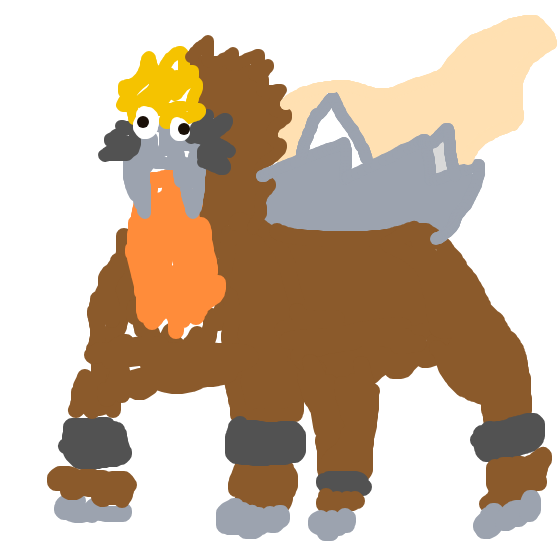 ChillGuyHarry's drawing of Entei — Pokémon sketch on Sketchdex