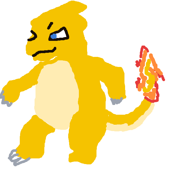 ChillGuyHarry's drawing of Charmeleon — Pokémon sketch on Sketchdex