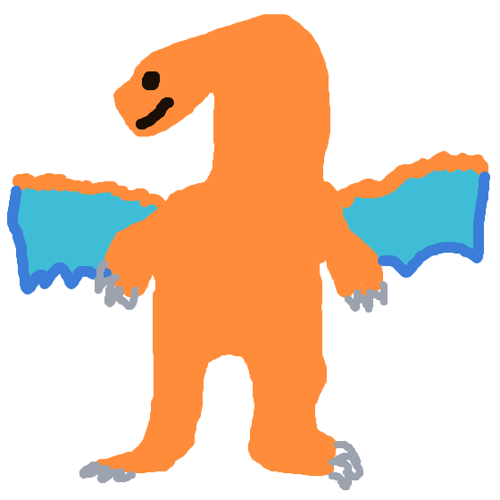 ChillGuyHarry's drawing of Charizard — Pokémon sketch on Sketchdex