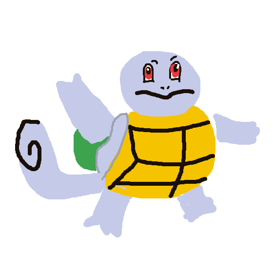 ChillGuyHarry's drawing of Squirtle — Pokémon sketch on Sketchdex