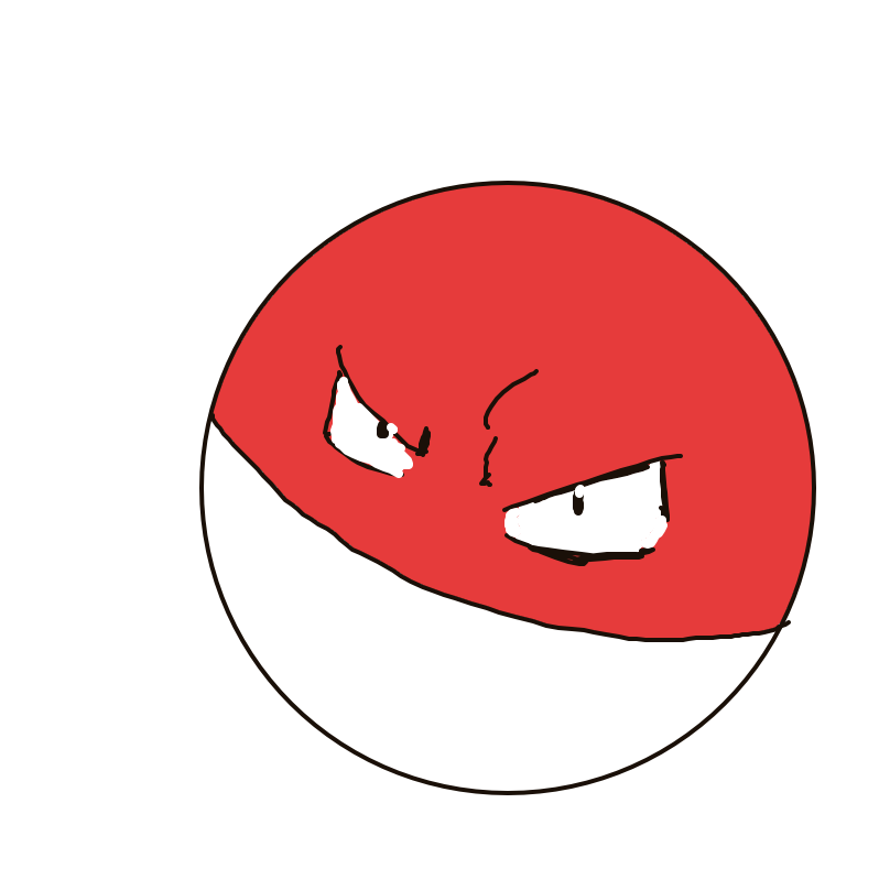 PlasmaHaunter286's drawing of Voltorb — Pokémon sketch on Sketchdex