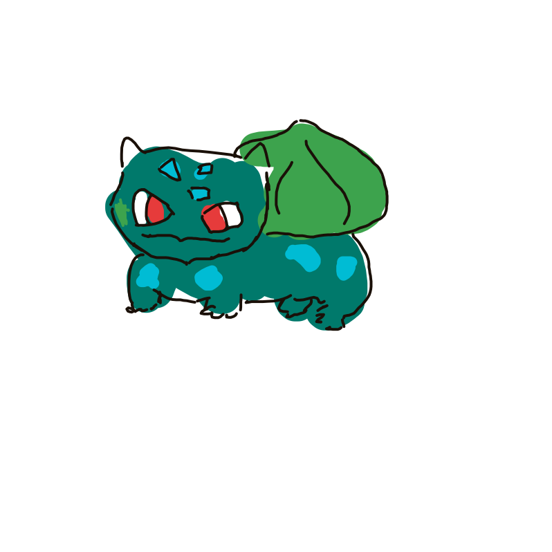 PlasmaHaunter286's drawing of Bulbasaur — Pokémon sketch on Sketchdex
