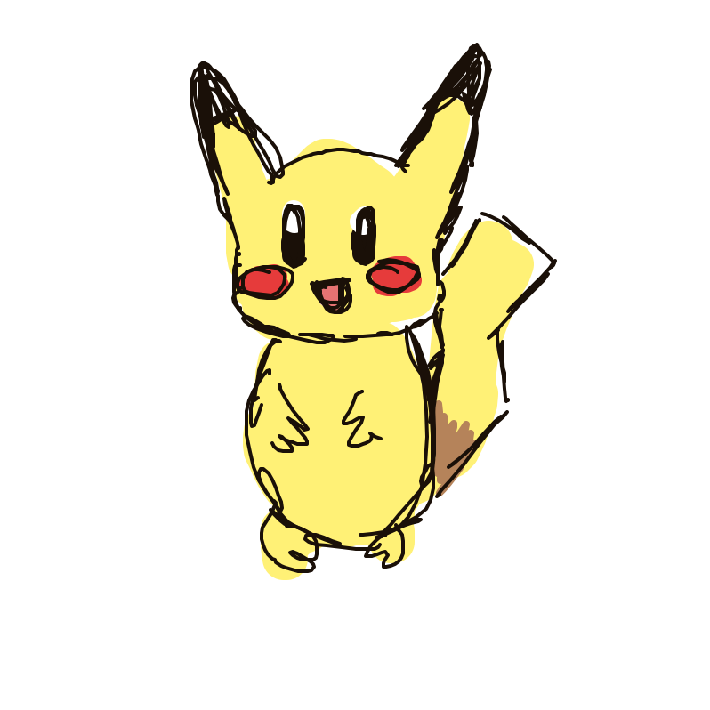 PlasmaHaunter286's drawing of Pikachu — Pokémon sketch on Sketchdex