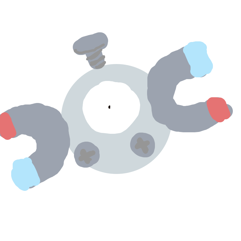 PlasmaHaunter286's drawing of Magnemite — Pokémon sketch on Sketchdex