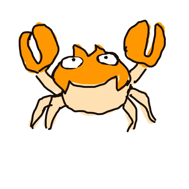 PlasmaHaunter286's drawing of Krabby — Pokémon sketch on Sketchdex