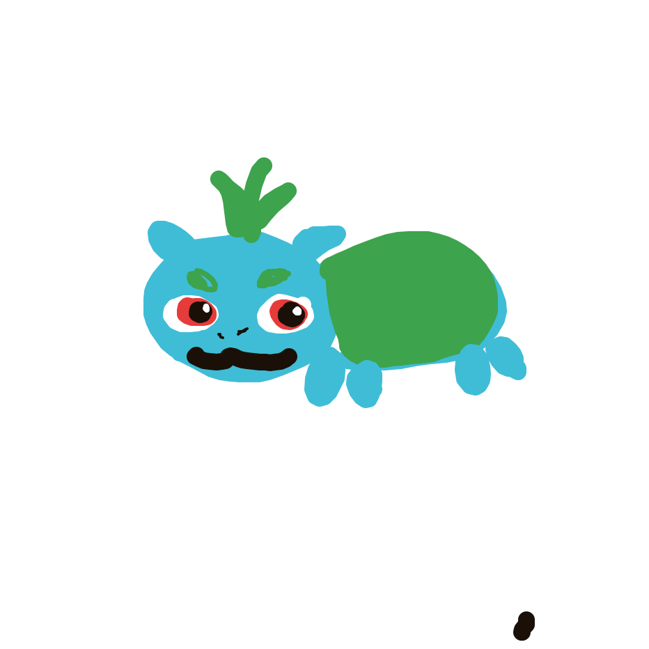 BlazeGengar12's drawing of Bulbasaur — Pokémon sketch on Sketchdex