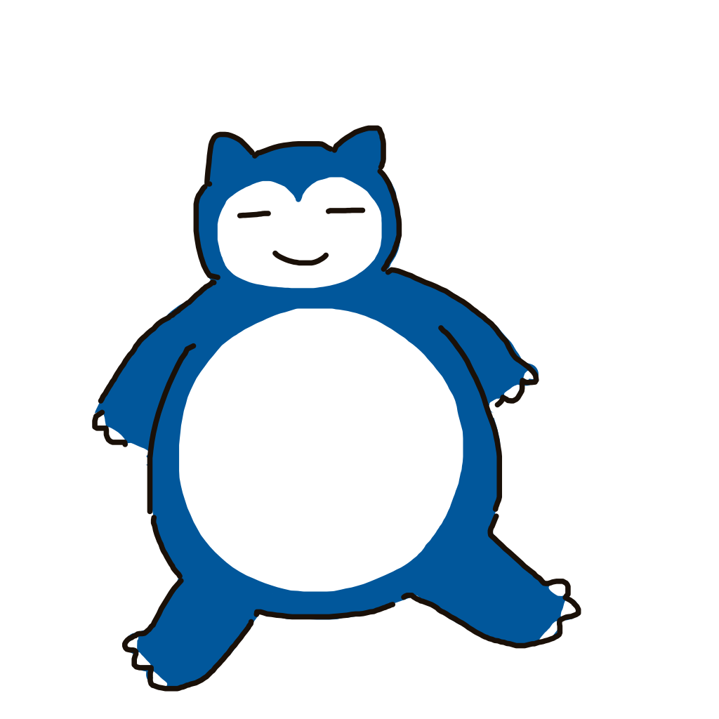 crunchy_'s drawing of Snorlax — Pokémon sketch on Sketchdex