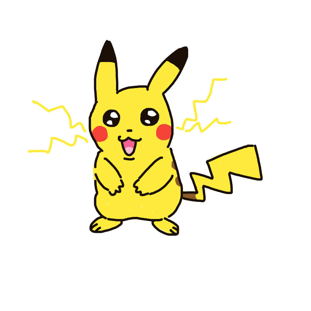crunchy_'s drawing of Pikachu — Pokémon sketch on Sketchdex