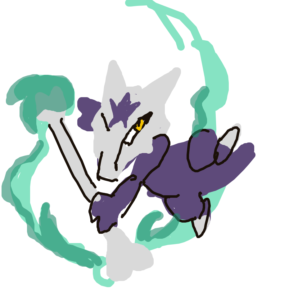 Marowak drawing