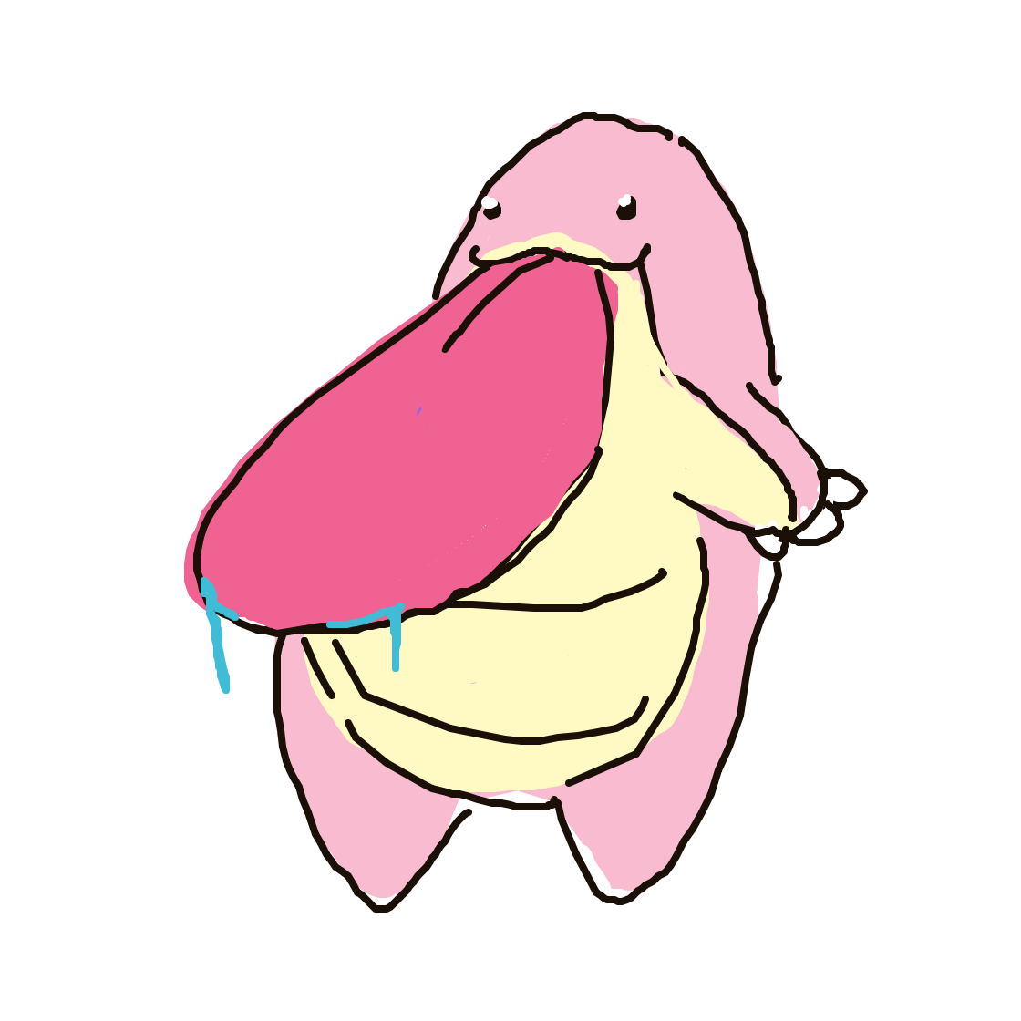 Lickitung drawing