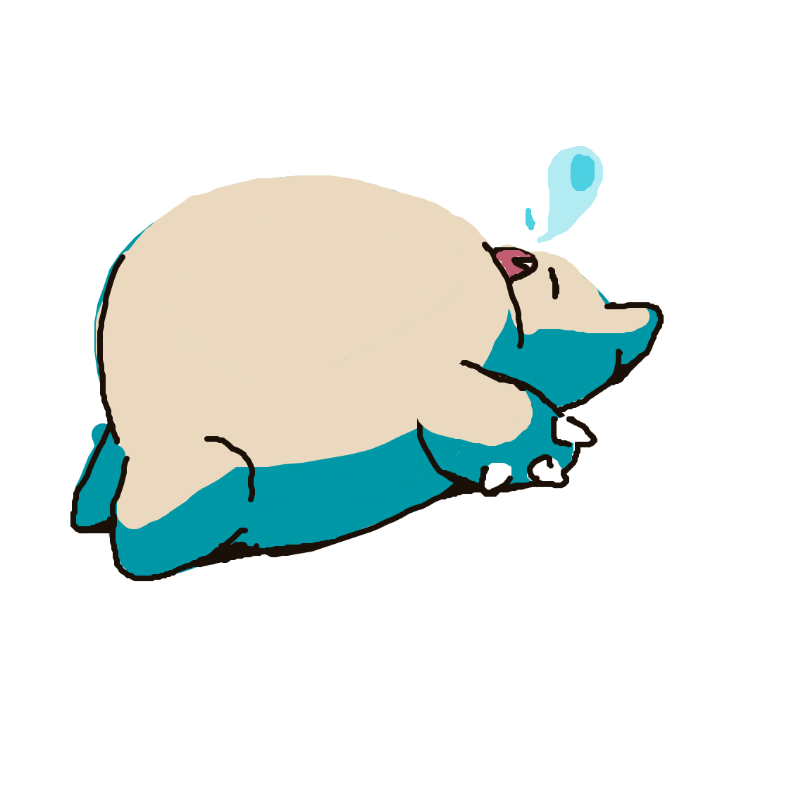 Snorlax drawing