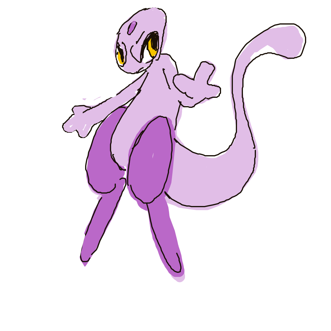 Mewtwo drawing